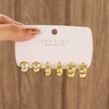 Wholesale Alloy Geometric Earrings With Electroplating For Women