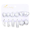 Wholesale Alloy Geometric Earrings With Electroplating For Women