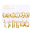 Wholesale Alloy Geometric Earrings With Electroplating For Women