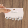 Wholesale Alloy Geometric Earrings With Electroplating For Women