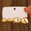 Wholesale Alloy Geometric Earrings With Electroplating For Women