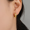 Wholesale Alloy Geometric Electroplated Light Luxury Style Earrings For Women