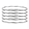 Wholesale Alloy Geometric Electroplated Multilayer Stacked Unisex And Women's Bracelet 6Piece Set
