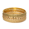 Wholesale Alloy Geometric Electroplated Multilayer Stacked Unisex And Women's Bracelet 6Piece Set