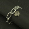 Wholesale Alloy Geometric Electroplated Unisex Hanging Card Bracelet