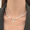 Wholesale Alloy Geometric Electroplated Women's Light Luxury Niche Clavicle Necklace