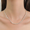 Wholesale Alloy Geometric Electroplated Women's Light Luxury Niche Clavicle Necklace