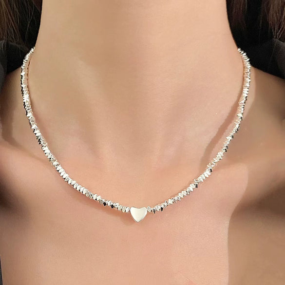 Wholesale Alloy Geometric Electroplated Women's Light Luxury Niche Clavicle Necklace