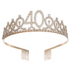 Wholesale Alloy Geometric Electroplating Women's Birthday Party Headband Crown Hair Accessories
