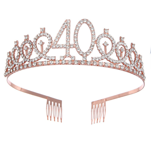 Wholesale Alloy Geometric Electroplating Women's Birthday Party Headband Crown Hair Accessories