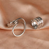 Wholesale Alloy Geometric Exaggerated Electroplated Ring For Unisex