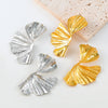 Wholesale Alloy Geometric Flower Earrings For Women With Electroplating
