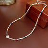 Wholesale Alloy Geometric Handmade Versatile Clavicle Chain Beaded Pearl Necklace
