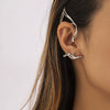 Wholesale Alloy Geometric Hollow Cat Ear Ear Clips And Hanging Earrings For Women