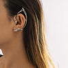 Wholesale Alloy Geometric Hollow Cat Ear Ear Clips And Hanging Earrings For Women