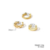 Wholesale Alloy Geometric Hollow Chain Ushaped Ear Clip For Women Electroplated Simple Cold Style Earrings