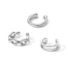 Wholesale Alloy Geometric Hollow Chain Ushaped Ear Clip For Women Electroplated Simple Cold Style Earrings