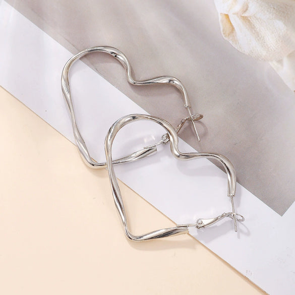 Wholesale Alloy Geometric Irregular Electroplated Women's Earrings Jewelry