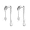 Wholesale Alloy Geometric Irregular Line Water Drop Earrings For Women With Electroplating