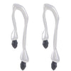 Wholesale Alloy Geometric Irregular Line Water Drop Earrings For Women With Electroplating