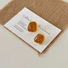 Wholesale Alloy Geometric Maillard Style Electroplated Women's Earrings