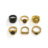 Wholesale Alloy Geometric Men's Ring Electroplated Simple Retro Style