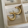 Wholesale Alloy Geometric Metal Earrings With S925 Silver Needle Goldplated For Women