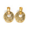 Wholesale Alloy Geometric Metal Thread Electroplated Retro Exaggerated Women's Earrings
