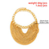 Wholesale Alloy Geometric Multi Layer Tassel Hip Hop Anklet For Women