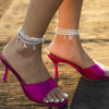 Wholesale Alloy Geometric Multi Layer Tassel Hip Hop Anklet For Women