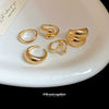 Wholesale Alloy Geometric Open Ring For Women Light Luxury Electroplated