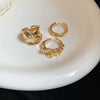 Wholesale Alloy Geometric Open Ring For Women Light Luxury Electroplated