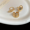 Wholesale Alloy Geometric Open Ring For Women Light Luxury Electroplated