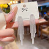 Wholesale Alloy Geometric Pattern Electroplated Tassel Earrings For Women