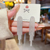 Wholesale Alloy Geometric Pattern Electroplated Tassel Earrings For Women
