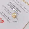 Wholesale Alloy Geometric Pearl Flower Shaped Diy Jewelry Accessories Earrings Bracelet Pendant With Electroplating