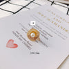 Wholesale Alloy Geometric Pearl Flower Shaped Diy Jewelry Accessories Earrings Bracelet Pendant With Electroplating