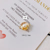 Wholesale Alloy Geometric Pearl Flower Shaped Diy Jewelry Accessories Earrings Bracelet Pendant With Electroplating