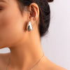 Wholesale Alloy Geometric Punk Style Electroplated Drop Earrings For Women