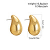 Wholesale Alloy Geometric Punk Style Electroplated Drop Earrings For Women