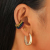 Wholesale Alloy Geometric Punk Style Electroplated Ear Clip Earrings For Women