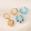 Wholesale Alloy Geometric Punk Style Electroplated Ear Clip Earrings For Women