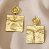 Wholesale Alloy Geometric Retro Earrings For Women With Electroplating Treatment