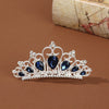Wholesale Alloy Geometric Rhinestone Comb Crown Electroplated Hair Accessories For Girls