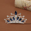 Wholesale Alloy Geometric Rhinestone Comb Crown Electroplated Hair Accessories For Girls
