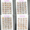 Wholesale Alloy Geometric Round Fivepointed Star Inlaid Zircon Stud Earrings For Women Electroplated Simple Style
