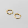 Wholesale Alloy Geometric Round Light Luxury Ear Buckle With Gold Plating
