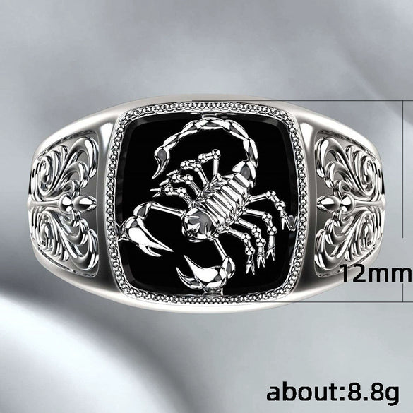 Wholesale Alloy Geometric Scorpion Shape Electroplated Unisex Ring Jewelry