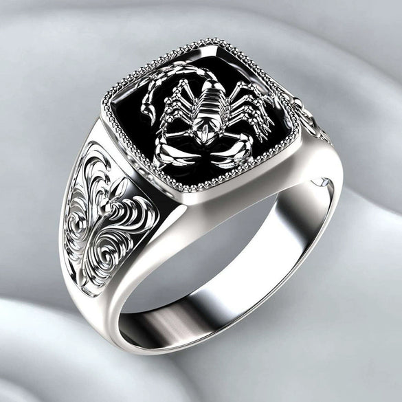 Wholesale Alloy Geometric Scorpion Shape Electroplated Unisex Ring Jewelry