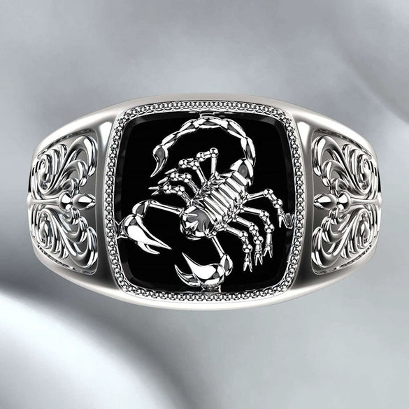 Wholesale Alloy Geometric Scorpion Shape Electroplated Unisex Ring Jewelry